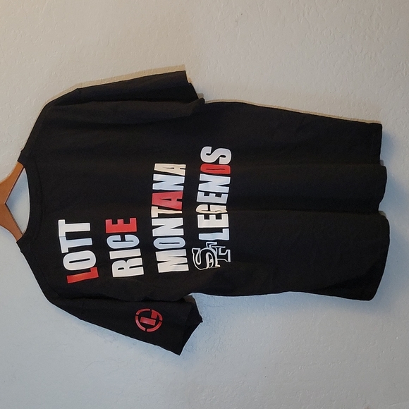 lead threads Other - LOTT RICE MONTANA Legends 49ers San Francisco T Shirt XL